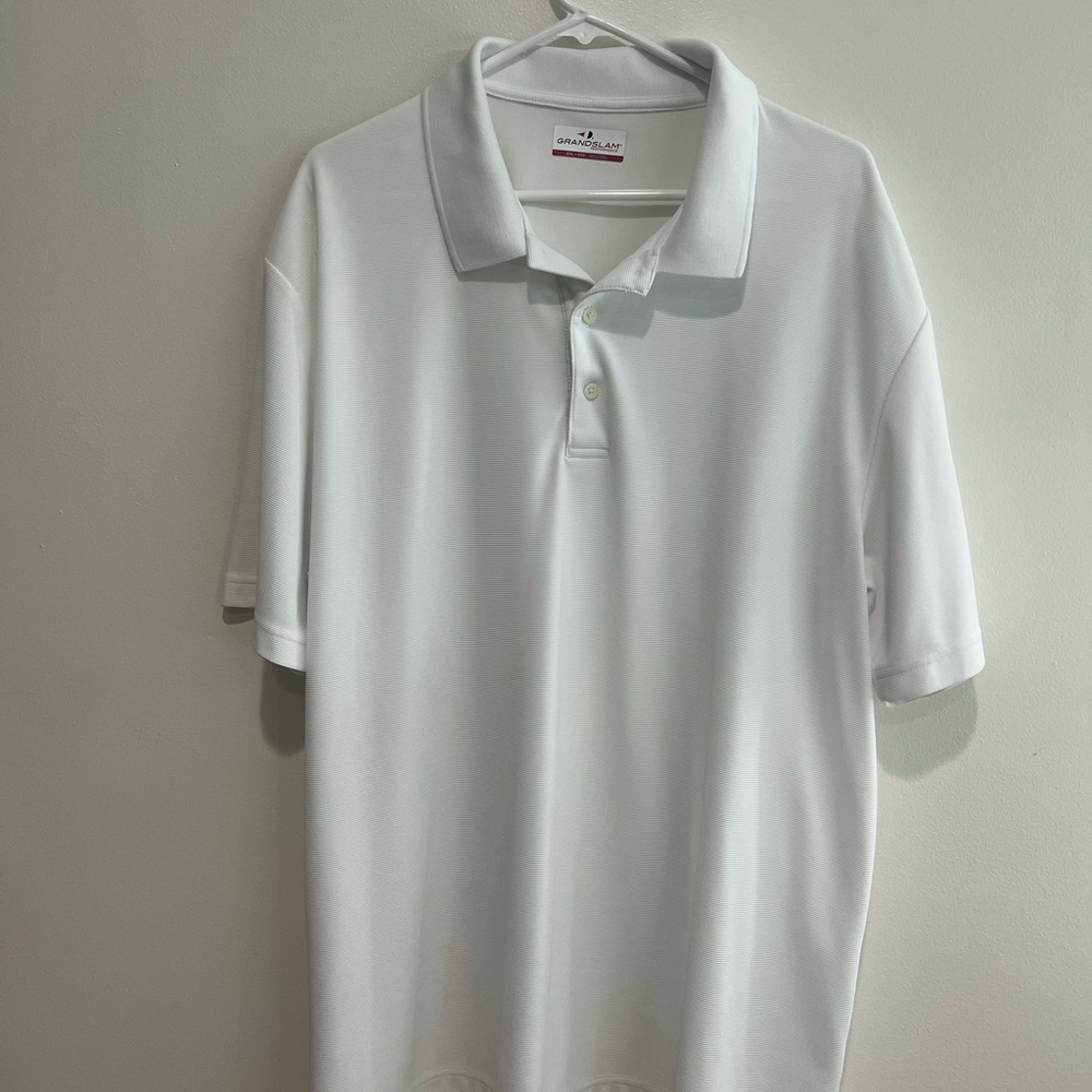 Grand Slam White Polo Shirt